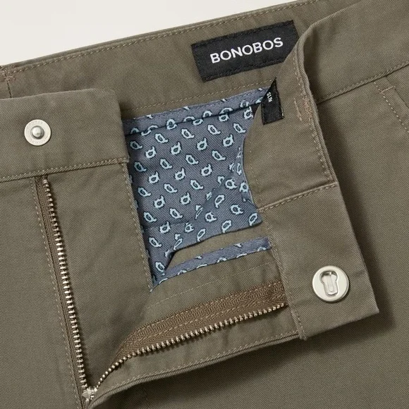 Bonobos Men's Olive Green Original Chinos- Athletic Fit - Picture 14 of 15